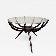 Carlo de Carli Carlo di Carli Mid Century Wood and Glass Spider Coffee Table by Carlo De Carli Italy 1950s - 2337393