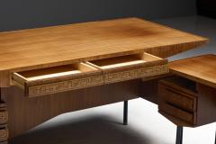 Carlo de Carli Carlo di Carli Pair of Sculptural Desks in the Style of Carlo De Carli Italy 1960s - 4632353