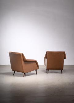 Carlo de Carli Carlo di Carli Pair of model 802 armchairs by Carlo de Carli for Cassina - 1896164