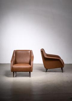 Carlo de Carli Carlo di Carli Pair of model 802 armchairs by Carlo de Carli for Cassina - 1896166