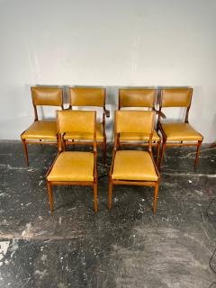 Carlo de Carli Carlo di Carli Rare Set of Six Carlo De Carli Dining Chairs in Walnut for Singer and Sons - 4020472