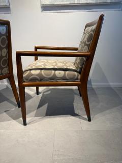 Carlo de Carli Carlo di Carli Set of 4 Italian Modern Walnut Armchairs Carlo di Carli 1960s - 4605874