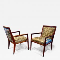 Carlo de Carli Carlo di Carli Set of 4 Italian Modern Walnut Armchairs Carlo di Carli 1960s - 4703766