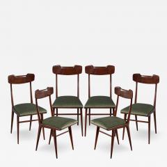 Carlo de Carli Carlo di Carli Set of 6 Italian Dining Chairs by Carlo De Carli - 3490297