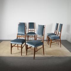 Carlo de Carli Carlo di Carli Set of six rare chairs by Carlo De Carli from the fifties  - 3990235