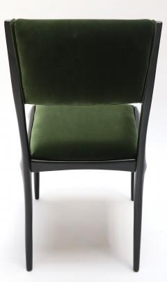 Carlo de Carli Set of Ten 1950s Carlo de Carli Ebonized Dining Chairs - 290808