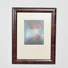 Carlos Merida GUATEMALA Abstract Oil Painting Rosewood Frame - 1284784