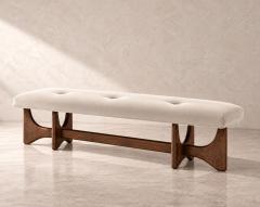Carlos Solano Granda Artisanal Bench Series 72 in Special Walnut by Stamford Modern - 4824638