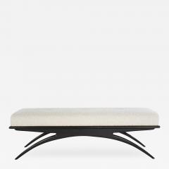 Carlos Solano Granda Convex Bench in Blackout Walnut by Stamford Modern - 3204381