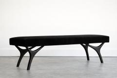 Carlos Solano Granda Crescent Bench Series 60 in Blackout Oak by Stamford Modern - 4559125