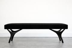 Carlos Solano Granda Crescent Bench Series 60 in Blackout Oak by Stamford Modern - 4559126