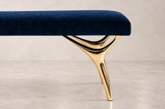 Carlos Solano Granda Crescent Bench Series 60 in Brass by Stamford Modern - 4808951