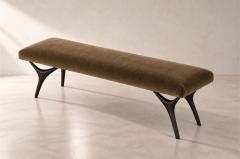 Carlos Solano Granda Crescent Bench Series 60 in Bronze by Stamford Modern - 4809076