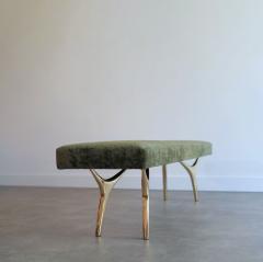 Carlos Solano Granda Crescent Bench Series 72 in Polished Brass by Stamford Modern - 4116572