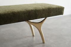 Carlos Solano Granda Crescent Bench Series 72 in Polished Brass by Stamford Modern - 4116573