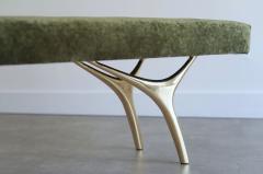 Carlos Solano Granda Crescent Bench Series 72 in Polished Brass by Stamford Modern - 4116574