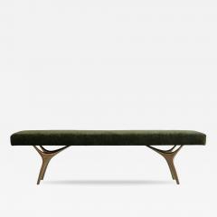 Carlos Solano Granda Crescent Bench Series 72 in Polished Brass by Stamford Modern - 4120313
