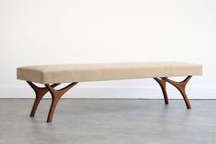 Carlos Solano Granda Crescent Bench Series 72 in Special Walnut by Stamford Modern - 4567823