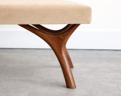 Carlos Solano Granda Crescent Bench Series 72 in Special Walnut by Stamford Modern - 4567824