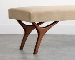 Carlos Solano Granda Crescent Bench Series 72 in Special Walnut by Stamford Modern - 4567826