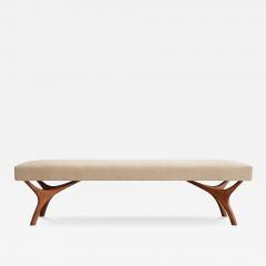 Carlos Solano Granda Crescent Bench Series 72 in Special Walnut by Stamford Modern - 4568879