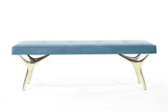 Carlos Solano Granda Crescent Bench in Brass - 502206