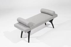 Carlos Solano Granda Crescent Bench in ORB with Dual Bolster Pillows - 3474052