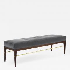 Carlos Solano Granda Edward Wormley Style Brass Stretcher Bench - 512732