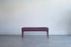 Carlos Solano Granda Linear Bench Series 48 in Dark Walnut and Mohair by Stamford Modern - 4082692