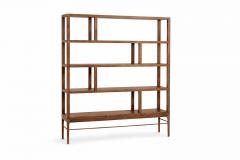 Carlos Solano Granda Linear Bookcase in Espresso Walnut by Stamford Modern - 4493677