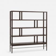 Carlos Solano Granda Linear Bookcase in Espresso Walnut by Stamford Modern - 4493695