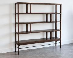 Carlos Solano Granda Linear Bookcase in Espresso Walnut by Stamford Modern - 4777582