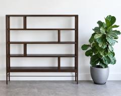 Carlos Solano Granda Linear Bookcase in Espresso Walnut by Stamford Modern - 4777583