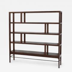 Carlos Solano Granda Linear Bookcase in Espresso Walnut by Stamford Modern - 4777871