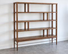 Carlos Solano Granda Linear Bookcase in Natural Walnut by Stamford Modern - 4779246