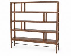 Carlos Solano Granda Linear Bookcase in Natural Walnut by Stamford Modern - 4779311