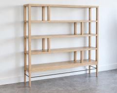 Carlos Solano Granda Linear Bookcase in White Oak by Stamford Modern - 4779222