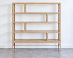 Carlos Solano Granda Linear Bookcase in White Oak by Stamford Modern - 4779223
