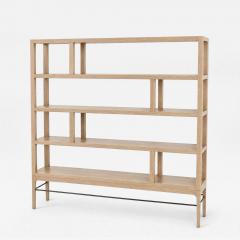 Carlos Solano Granda Linear Bookcase in White Oak by Stamford Modern - 4779312