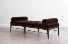 Carlos Solano Granda Linear Daybed Double Bolster in Espresso Walnut Series 72 - 4780495