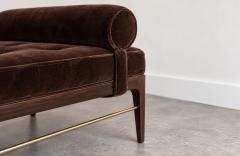 Carlos Solano Granda Linear Daybed Double Bolster in Espresso Walnut Series 72 - 4780497