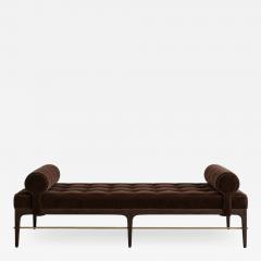 Carlos Solano Granda Linear Daybed Double Bolster in Espresso Walnut Series 72 - 4789891