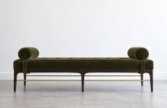 Carlos Solano Granda Linear Daybed Double Bolster in Espresso Walnut Series 72 - 4782558
