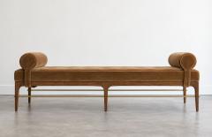 Carlos Solano Granda Linear Daybed Double Bolster in Natural Walnut Series 72 - 4782415