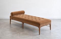 Carlos Solano Granda Linear Daybed Double Bolster in Natural Walnut Series 72 - 4782426