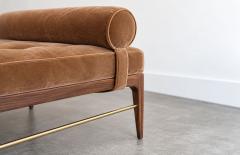 Carlos Solano Granda Linear Daybed Double Bolster in Natural Walnut Series 72 - 4782436