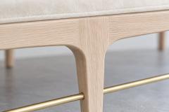 Carlos Solano Granda Linear Daybed Double Bolster in White Oak Series 72 - 4780464