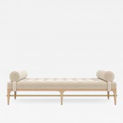 Carlos Solano Granda Linear Daybed Double Bolster in White Oak Series 72 - 4789890