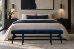 Carlos Solano Granda Odyssey Bench Series 60 in Blackout Oak by Stamford Modern - 4757844