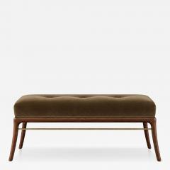 Carlos Solano Granda Sabre Leg Bench Series 48 in Special Walnut by Stamford Modern - 4811365